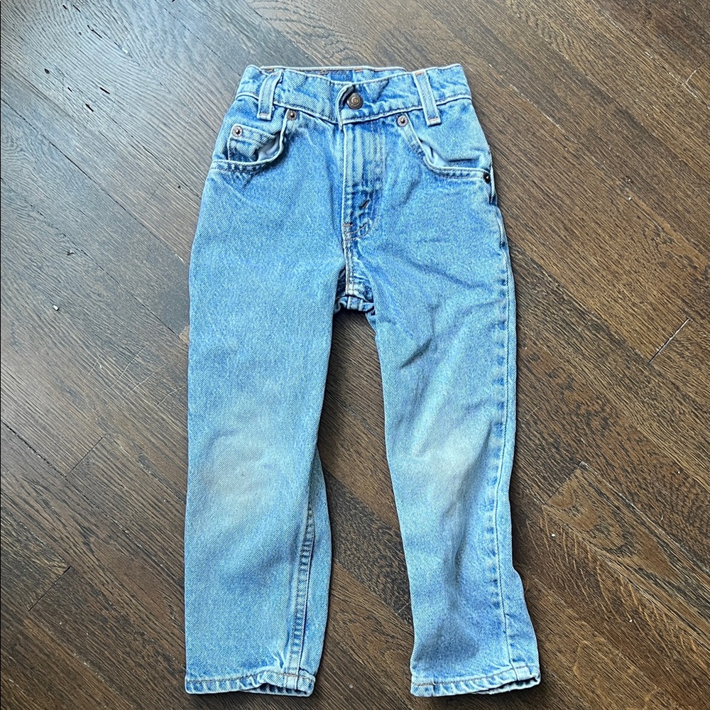 Vintage kids 5 Levis orange tab